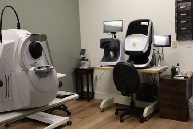 the technology we use to help you with your comprehensive eye exams